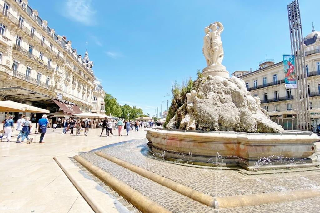 Charmant Studio Beaux Arts Avec Clim Et Terrasse Daire Montpellier Dış mekan fotoğraf